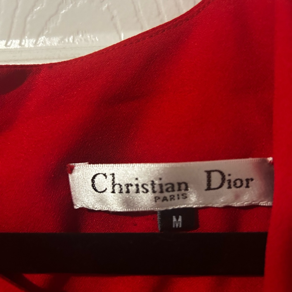 Christian Dior Dress, color Red, size M